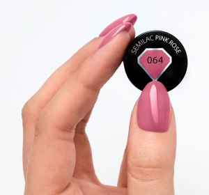 SEMILAC UV HYBRID NAGELLACK PINK ROSE 064