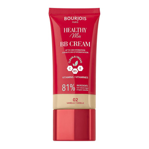 Bourjois Healthy Mix Clean – deckende und feuchtigkeitsspendende BB-Creme mit Vitaminen 02 Vanilla 30 ml