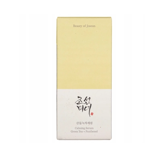 Kliknij na zdjęcie, aby je powiększyć Beauty of Joseon Calming Green Tea + Panthenol – beruhigendes Gesichtsserum mit grünem Tee, 30 ml