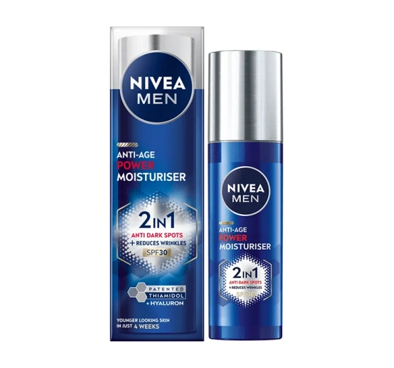 NIVEA MEN ANTI-AGE POWER FEUCHTIGKEITSSPENDENDE GESICHTSCREME FÜR MÄNNER 50ML