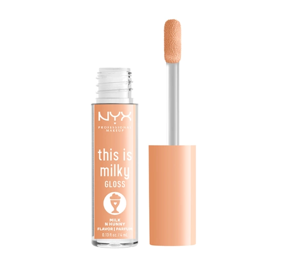 Kliknij na zdjęcie, aby je powiększyć NYX Professional Makeup This Is Milky Lipgloss 17 Milk N Hunny 4 ml