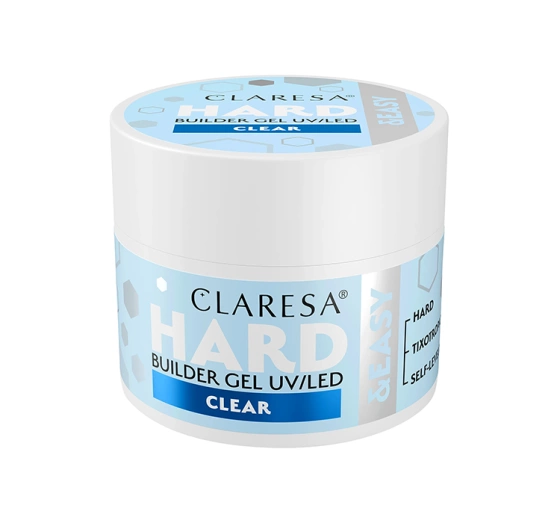 Kliknij na zdjęcie, aby je powiększyć Claresa Hard & Easy Aufbau-Gel Clear 45 g