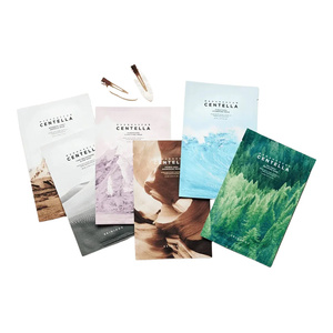 SKIN1004 Madagascar Centella Variety Mask Set Tuchmaskenset 6 Stück + Haarspangen 2 Stück