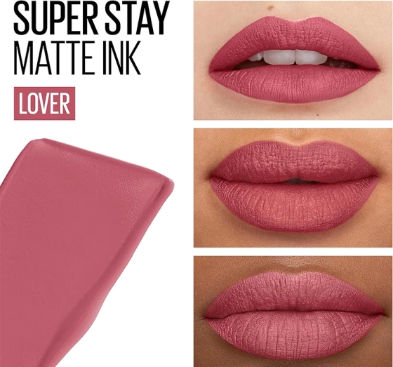 Maybelline Matte Ink matter Flüssig-Lippenstift 15 Lover 5 ml
