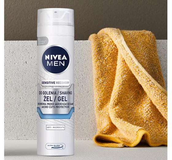 NIVEA MEN Sensitive Rasiergel für 3-Tage-Bart, 200 ml