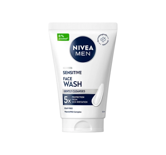 NIVEA MEN SESITIVE FACE WASH GEL ZUM GESICHTSWASCHEN MIT KAMILLE 100ML
