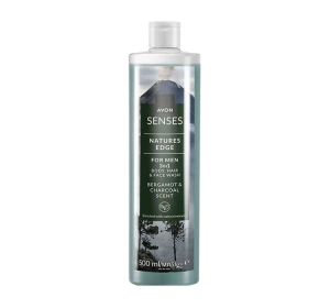 AVON SENSES NATURES EDGE DUSCHGEL FÜR MÄNNER 3IN1 500ML