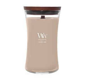 Woodwick Large Jar Candle Duftkerze Patchouli Creme 610 g