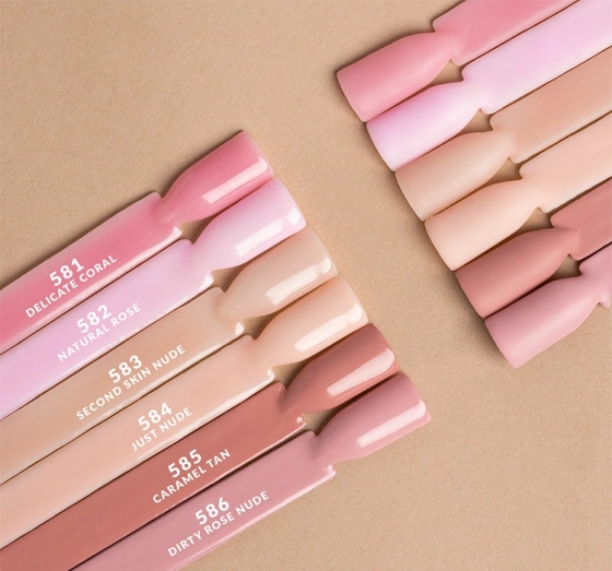 SEMILAC NUDE NAILS HYBRIDLACK 585 CARAMEL TAN 7ML