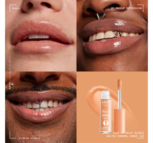NYX Professional Makeup This Is Milky Lipgloss 18 Salted Caramel Shake 4 ml