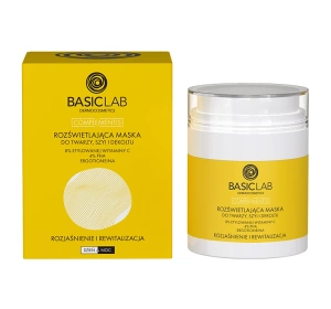 BasicLab Complementis Aufhellende Gesichts-, Hals- und Dekolleté-Maske – Aufhellung und Revitalisierung 50 ml