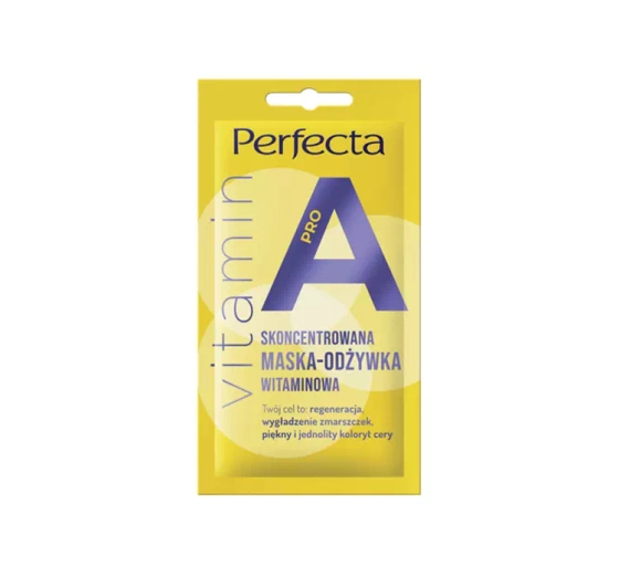 Kliknij na zdjęcie, aby je powiększyć Perfecta Vitamin Pro A konzentrierte Vitamin-Gesichtsmaske 8 ml