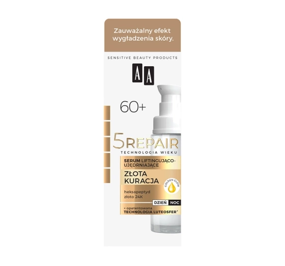 AA 5 REPAIR 60+ GOLDENE KUR LIFTING- UND STRAFFUNGSSERUM FÜR GESICHT, HALS UND DEKOLLETÉ 30 ML