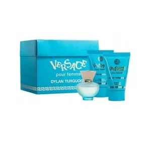 VERSACE DYLAN TURQUOISE POUR FEMME EDT 5ML + 2xGEL 25ML