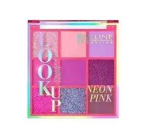 EVELINE LOOK UP EYESHADOW PALETTE LIDSCHATTENPALETTE NEON PINK 10,8G