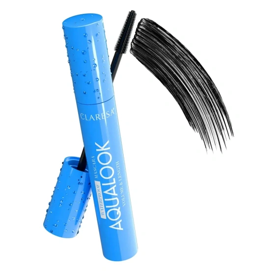 Kliknij na zdjęcie, aby je powiększyć Claresa AquaLook Waterproof Verdichtend-verlängernde Mascara Schwarz 8 g