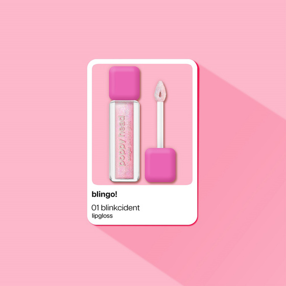 Poppy Head Blingo! Jackpot Gloss Lipgloss 01 Blinkcident 4,8 g
