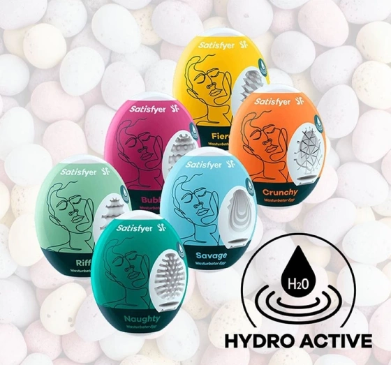 Kliknij na zdjęcie, aby je powiększyć SATISFYER MASTURBATOR EGG RIFFLE