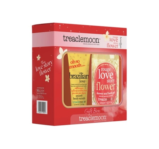 Kliknij na zdjęcie, aby je powiększyć Treaclemoon Rouge Love Story & Brazilian Love Geschenkset Duschgel 500 ml + Körperpeeling 250 ml
