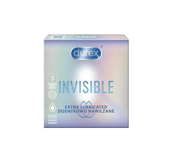 DUREX INVISIBLE EXTRA LUBRICATED KONDOME 3 STÜCK