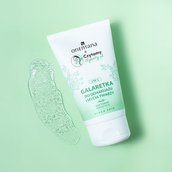 Kliknij na zdjęcie, aby je powiększyć Orientana x Czytamy Etykiety.pl 2-in-1-Gel zur Make-up-Entfernung und Gesichtsreinigung 125 ml