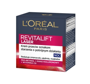L'Oréal Paris Revitalift Laser Anti-Aging-Nachtcreme mit Dreifachwirkung 50 ml