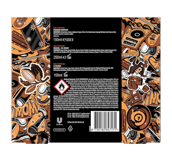 Kliknij na zdjęcie, aby je powiększyć AXE DARK GESCHENKSET FÜR MÄNNER GEL + DEODORANT + ASL