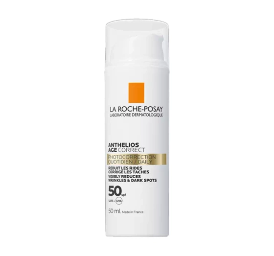 LA ROCHE-POSAY ANTHELIOS AGE CORRECT LEICHTE CREME ZUR REDUZIERUNG VON FALTEN UND VERFÄRBUNGEN SPF50 50ML