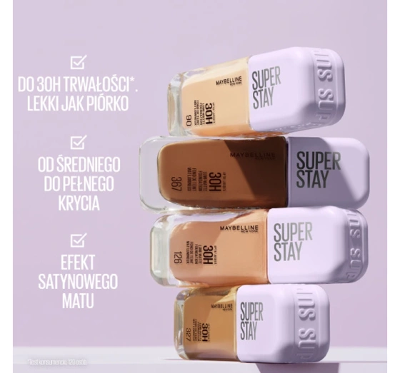 Kliknij na zdjęcie, aby je powiększyć Maybelline Super Stay Lumi Matte Flüssige Foundation 115 35ml