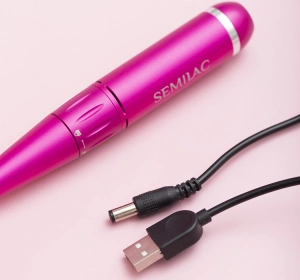 Semilac Mini Pen Kompakte Nagelfräse 12W Rosa