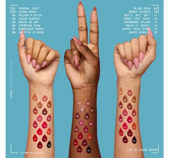 Kliknij na zdjęcie, aby je powiększyć NYX Professional Makeup Lip IV Hydrating Gloss Serum Lip Gloss 05 Mocha Me Wet 5 ml