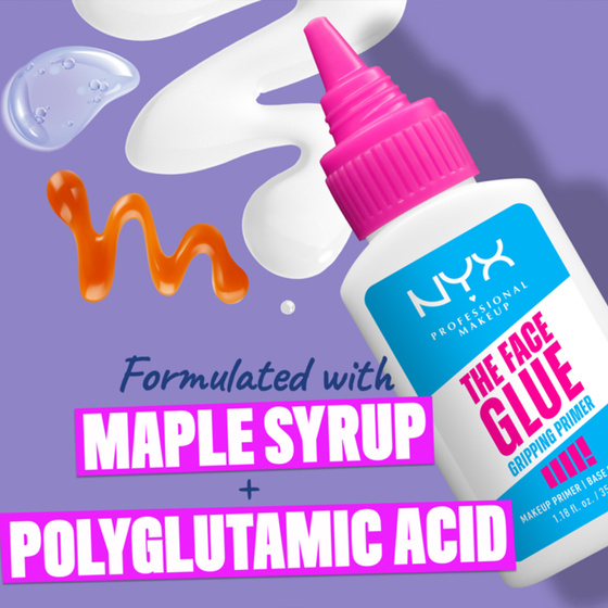 Kliknij na zdjęcie, aby je powiększyć NYX Professional Makeup The Face Glue – extrem langanhaltende Make-up-Unterlage 35 ml