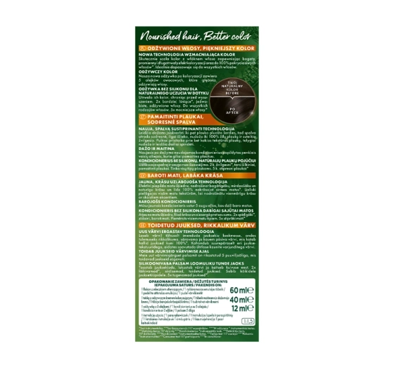 Garnier Color Naturals Dauerhaarfarbe 2.0 Sehr dunkles Braun