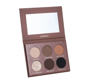 Pierre Rene Lidschattenpalette Espresso 6x1,3g