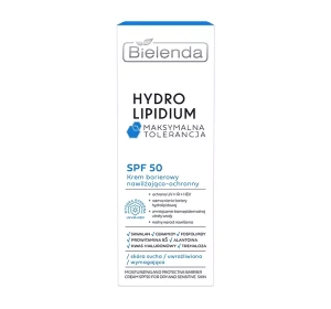 BIELENDA HYDRO LIPIDIUM FEUCHTIGKEITSSPENDENDE UND SCHÜTZENDE BARRIERECREME SPF50 30ML