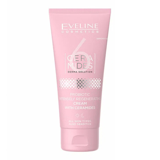 Kliknij na zdjęcie, aby je powiększyć Eveline Cosmetics 6 Ceramides – probiotische, stark regenerierende Gesichtscreme mit Ceramiden, 50 ml