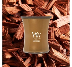 Woodwick Medium Jar Candle Duftkerze Volcanic Orris 275 g