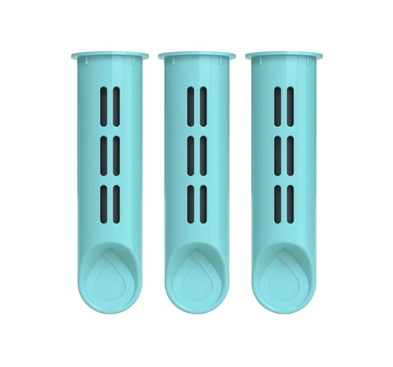 Dafi Aktivkohlefilter für Dafi Soft und Solid Wasserflasche Minze 3 Stück