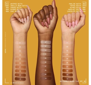 NYX Professional Makeup Buttermelt Glaze Creme-Foundation mit SPF30 05 Chai Butta 30 ml 
