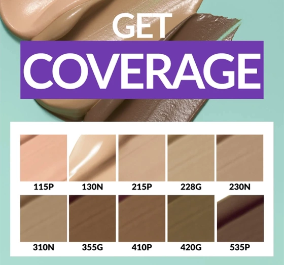 Kliknij na zdjęcie, aby je powiększyć Avon Color Trend Get Coverage Mattierendes Flüssig-Make-up 130N 30 ml