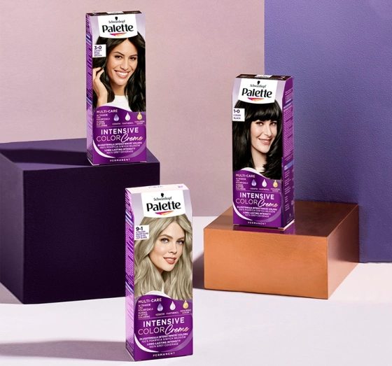 Kliknij na zdjęcie, aby je powiększyć Palette Intensive Color Creme Haarfarbe 7-0 Mittelblond