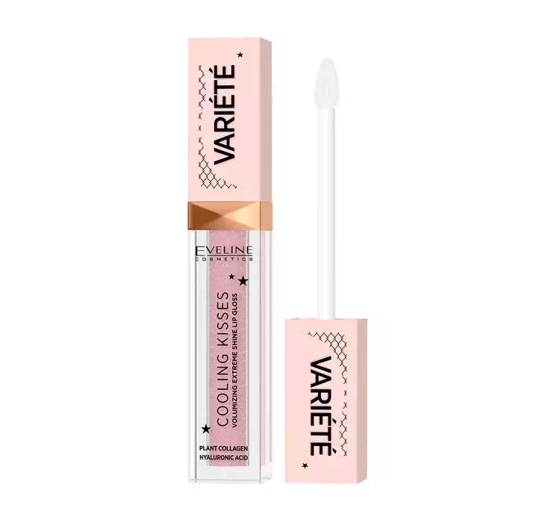 Kliknij na zdjęcie, aby je powiększyć EVELINE VARIETE COOLING KISSES LIPGLOSS 02 SUGAR NUDE 6,8ML