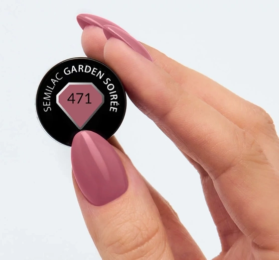 SEMILAC SUNSET SOIRÉE HYBRIDLACK 471 GARDEN SOIRÉE 7ML