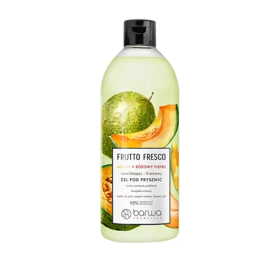 BARWA FRUTTO FRESCO CREMIGES DUSCHGEL MELONE UND ROSA PFEFFER 480ML