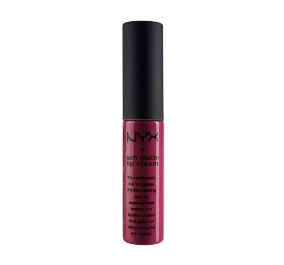 Kliknij na zdjęcie, aby je powiększyć NYX PROFESSIONAL MAKEUP SOFT MATTE LIP CREAM LIPPENSTIFT LIPGLOSS BUDAPEST 25