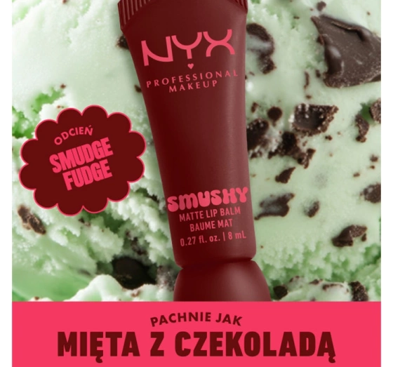 NYX Professional Makeup Smushy matter Lippenbalsam 08 Smudge Fudge 8 ml