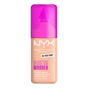 NYX Professional Makeup Make 'Em Wonder Leichte mattierende Foundation 05 Fair Ivory 30 ml