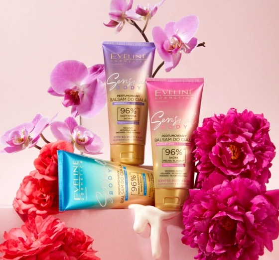 Eveline Cosmetics Sensual Body Duftender Körperbalsam Feuchtigkeit & Straffung 200 ml