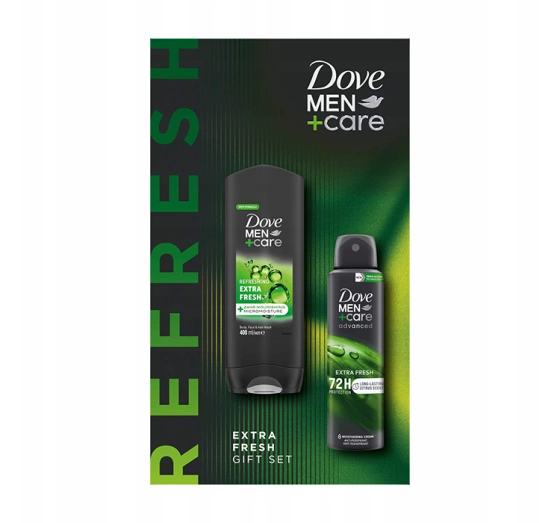 DOVE MEN+ CARE REFRESH EXTRA FRESH SET DUSCHGEL + ANTITRANSPIRANT SPRAY