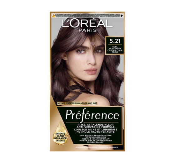 L’Oréal Préférence Haarfarbe 5.21 Kaltes Braun